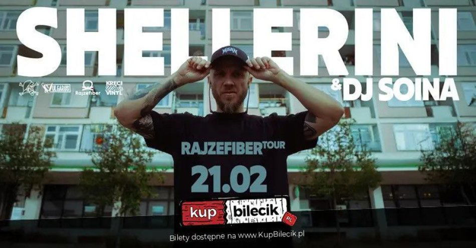 zdjęcie: SHELLERINI + DJ SOINA KONCERT Rajzefiber Tour 21.02.26 SOBOTA / kupbilecik24.pl / SHELLERINI + DJ SOINA || KONCERT || Rajzefiber Tour || 21.02.26 SOBOTA