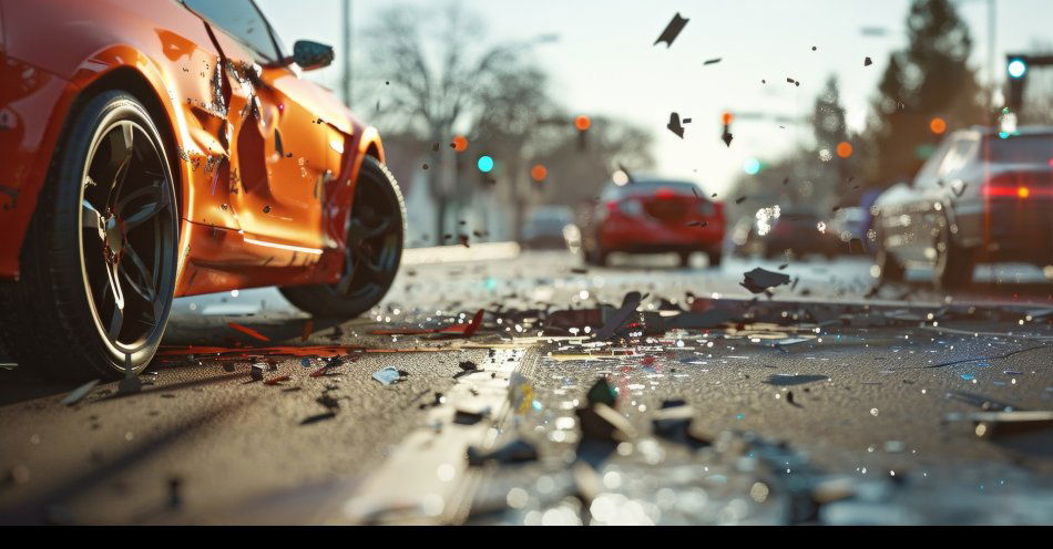 zdjęcie: 24-latka wjechała pod prąd na S6; skończyło się kolizją z ciężarówką i mandatem / v44536363