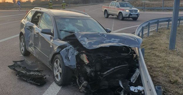 Groźny wypadek na obwodnicy Frampola