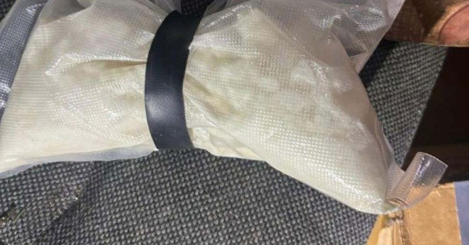 zdjęcie: Ogromne ilości mefedronu zabezpieczone przez makowską policję / fot. KPP w Makowie Mazowieckim