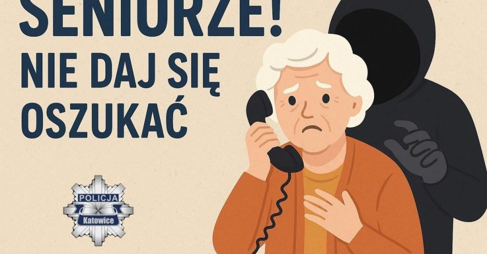 zdjęcie: Policjanci z Katowic uratowali seniorkę przed utratą 100 tys. zł / fot. KMP w Katowicach
