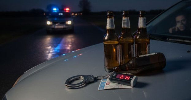 Po 2,5 piwa miała ponad 2 promile i nie miała prawa jazdy