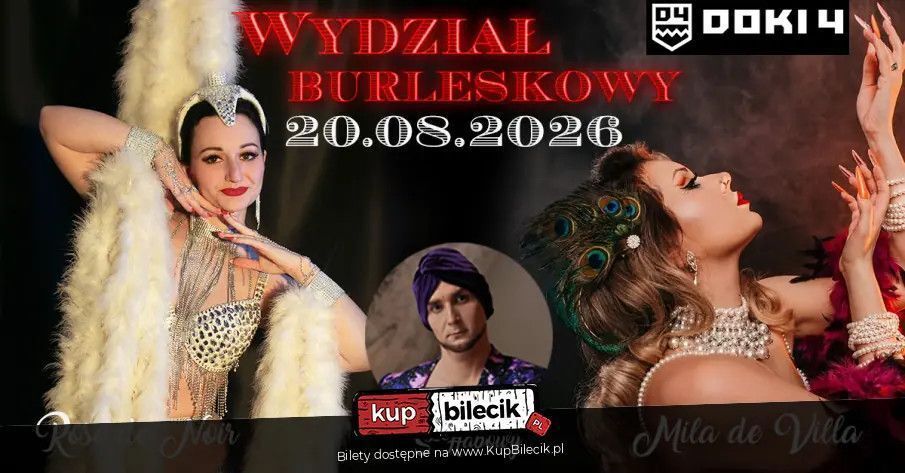 zdjęcie: Burleska by Rose de Noir w klubie Doki4 / kupbilecik24.pl / Burleska by Rose de Noir w klubie Doki4