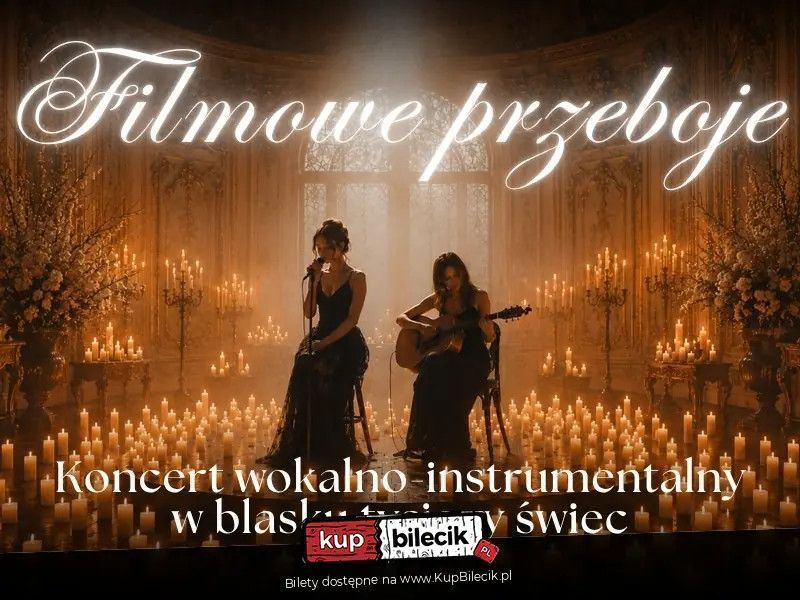 zdjęcie: Koncert w blasku świec - Filmowe przeboje - od klasyki do rocka / kupbilecik24.pl / Koncert w blasku świec - Filmowe przeboje - od klasyki do rocka