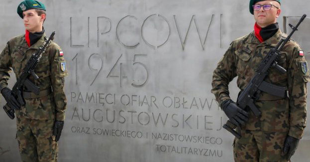 Rocznicowe obchody Obławy Augustowskiej przy Murze Pamięci Ofiar