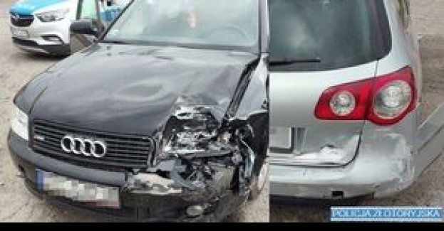 Najechanie na tył przyczyną kolizji drogowej