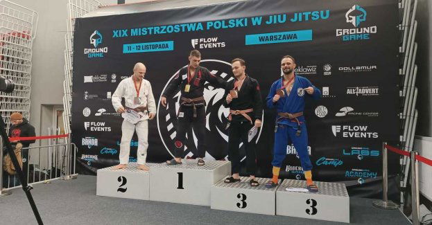 Radomski policjant z kolejnym medalem na Mistrzostwach Polski  w Brazylijskim Jiu Jitsu