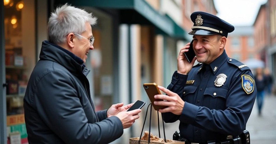 zdjęcie: Skępscy policjanci odzyskali telefon i zyskali wdzięczność / TM/ przykładowa ilustracja