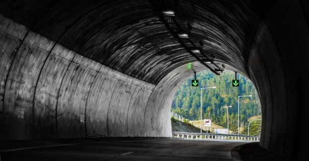 Tunel w Lalikach na drodze S1 do 8 lutego zamknięty; trwa naprawa