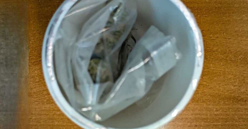 zdjęcie: Zatrzymani z narkotykami po kontroli i ucieczce za drzewo / fot. KPP Sokółka