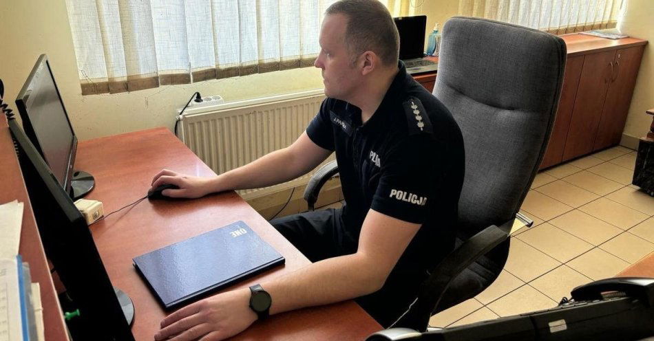 zdjęcie: Agresywny złodziej alkoholu zatrzymany po pościgu / fot. KPP w Raciborzu