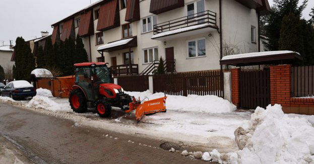 Wywożenie zalegającego śniegu