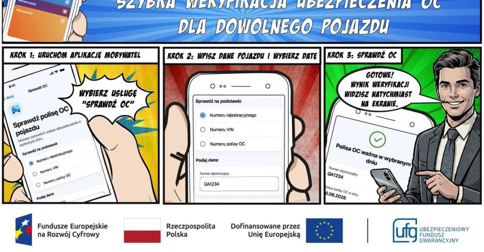 zdjęcie: Nowa usługa w mObywatelu - kierowcy sprawdzą ubezpieczenie OC w kilkadziesiąt sekund / fot/newseria