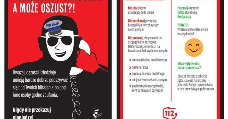 zdjęcie: Uwaga na oszustwa bankowe i fałszywe telefony w Pruszkowie / fot. KPP w Pruszkowie