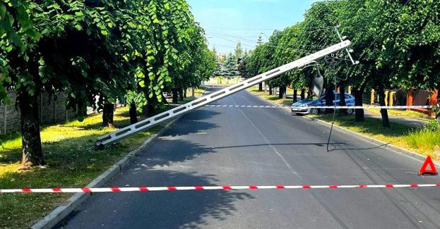 Masterem ściął słup