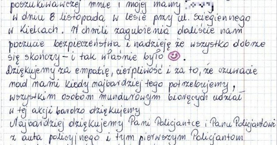 zdjęcie: Dwie kobiety odnalezione po zaginięciu w lesie koło Kielc / fot. KMP Kielce