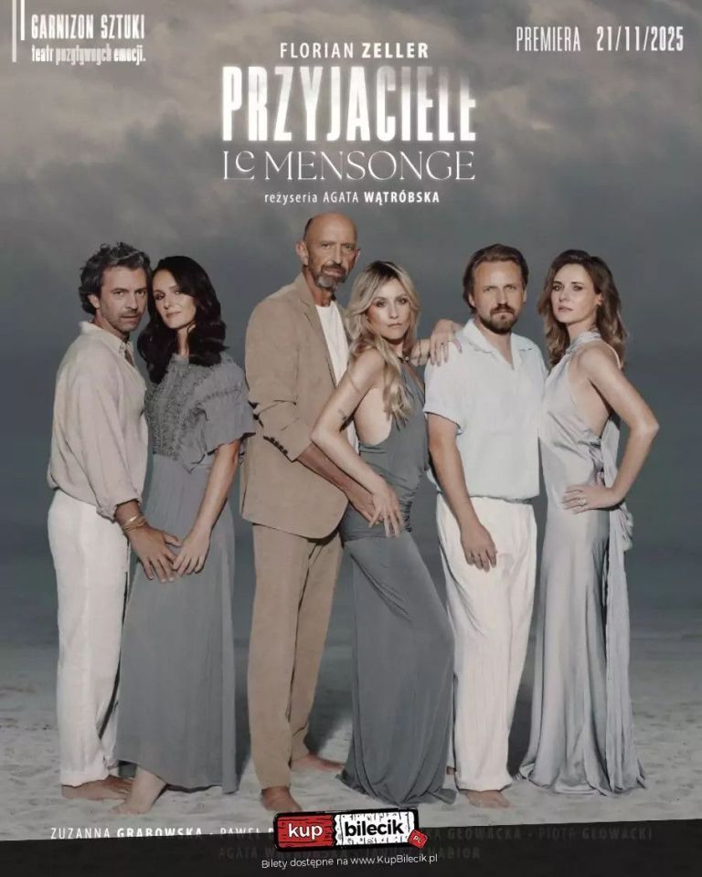 zdjęcie: PRZYJACIELE / Le Mensonge w Teatrze Garnizon Sztuki / kupbilecik24.pl / PRZYJACIELE / Le Mensonge w Teatrze Garnizon Sztuki