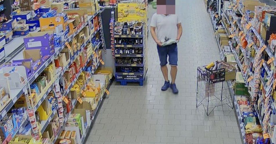 zdjęcie: Recydywista zatrzymany po serii kradzieży w dyskontach / fot. KMP w Jeleniej Górze