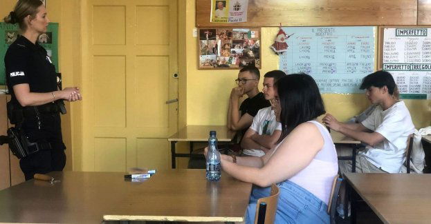 "Odpowiedzialność karna nieletnich" w I LO im. Marii Skłodowskiej w Szczecinie