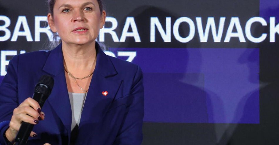 zdjęcie: Nowacka: wynagrodzenia nauczycieli muszą rosnąć nie tylko o wskaźnik inflacji / Łódź, 26.10.2025. Minister edukacji Barbara Nowacka podczas panelu