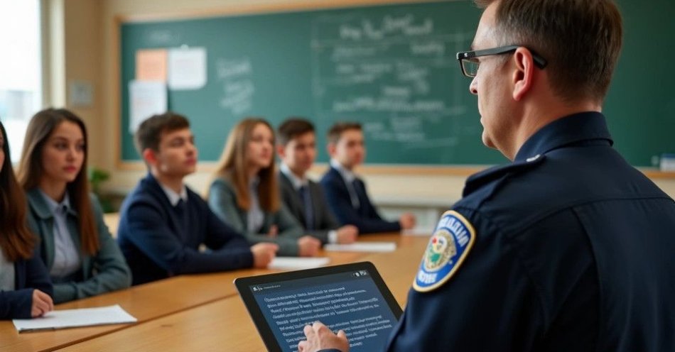 zdjęcie: Racibórz: policjant uczy licealistów o skutkach hejtu / TM/ przykładowa ilustracja