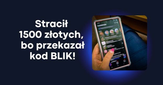 1500 złotych, bo uwierzył oszustowi