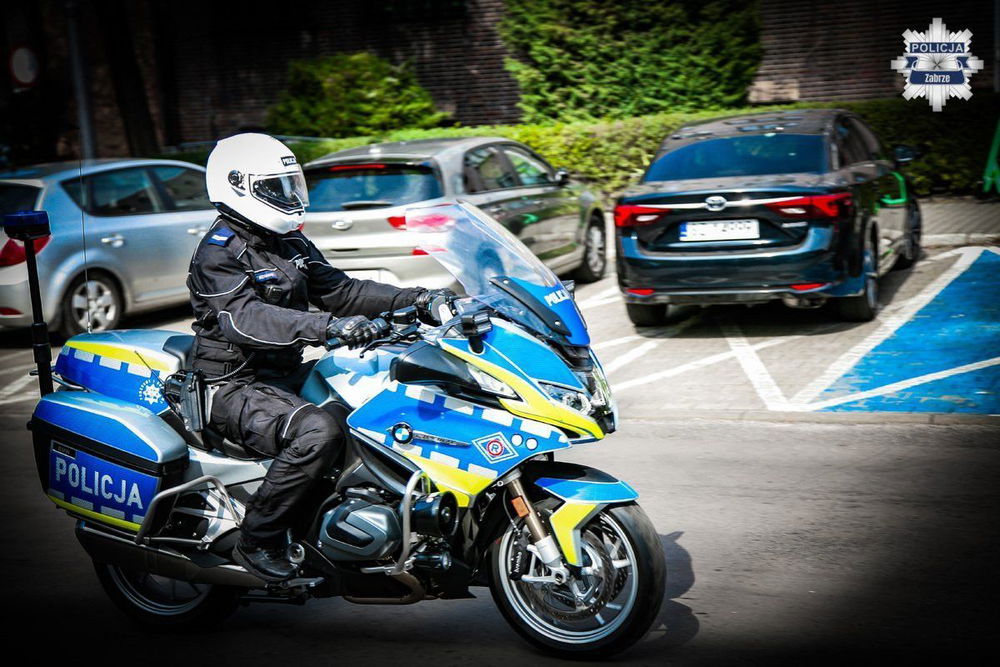 zdjęcie: Kontrole motocykli w Zabrzu Policja prowadzi akcję / fot. KMP w Zabrzu