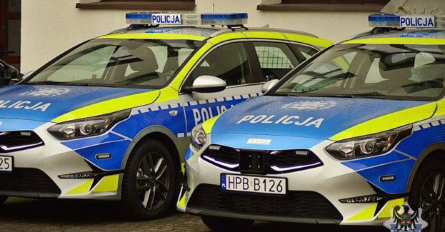 Policjanci eskortowali dziecko do szpitala