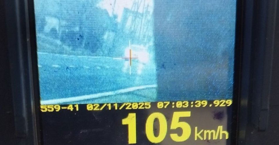 zdjęcie: Poszukiwany w SIS zatrzymany za jazdę 105 km/h / fot. KPP w Gostyninie