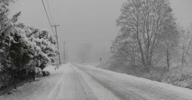 IMGW ostrzega przed intensywnymi opadami śniegu na Podlasiu