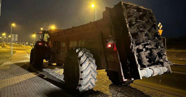 Groźne zdarzenie na drodze relacji Jaroszewo-Brzyskorzystewko