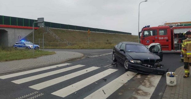 Groźnie wyglądające zdarzenie drogowe