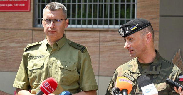 żołnierz był raniony przez migranta tzw. dzidą