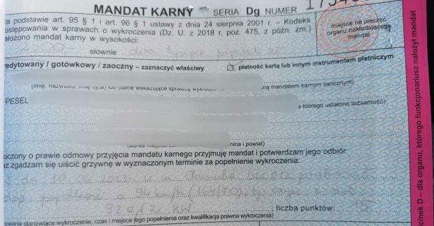 Chciał pokazać nowy samochód i przewiózł rodzinę z prędkością 164 kilometrów na godzinę.