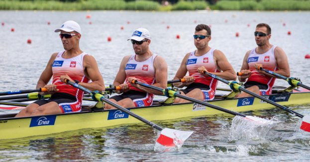 MŚ w wioślarstwie - polska czwórka podwójna z brązowym medalem
