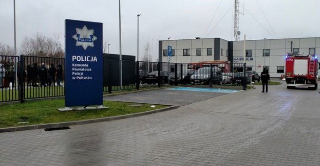 Pożar w pułtuskiej komendzie. Spokojnie! To tylko ćwiczenia