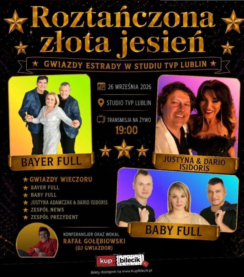 zdjęcie: Gwiazdy estrady w studiu TVP Lublin / kupbilecik24.pl / Gwiazdy estrady w studiu TVP Lublin