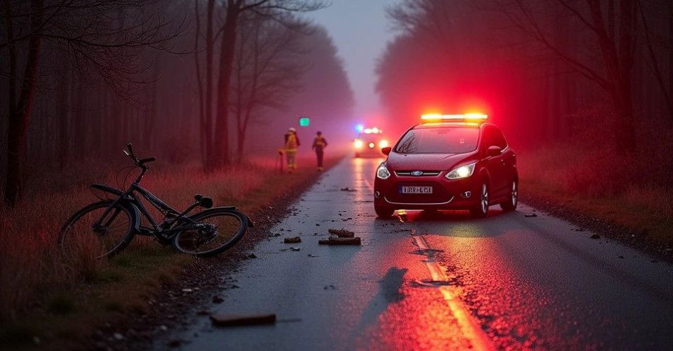 zdjęcie: Śmiertelny wypadek rowerzysty na drodze wojewódzkiej 434 / TM/ przykładowa ilustracja