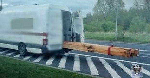 Z takim ładunkiem na pojeździe nie powinien w ogóle wyjechać na drogę
