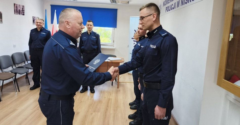 zdjęcie: Nisko awans na stopnie podoficerskie w KPP Policji / fot. KPP w Nisku