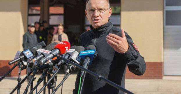 Prezydent odwiedził tereny dotknięte przez powódź; zaapelował o jak najszybsze osuszenie budynków