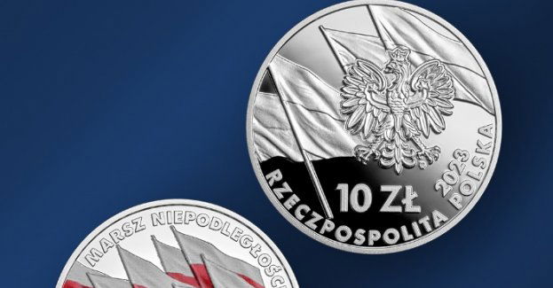Marsz Niepodległości - srebrna moneta kolekcjonerska NBP