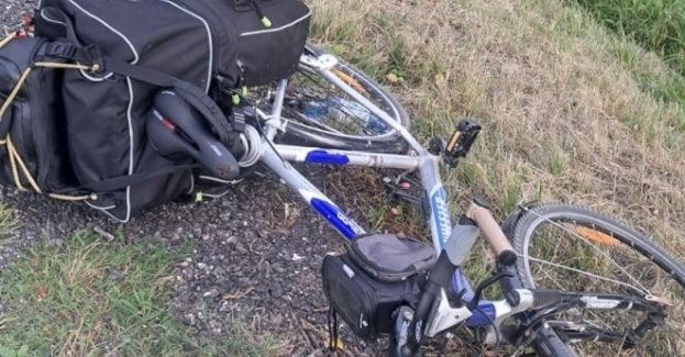 Wypadek drogowy z udziałem rowerzystki