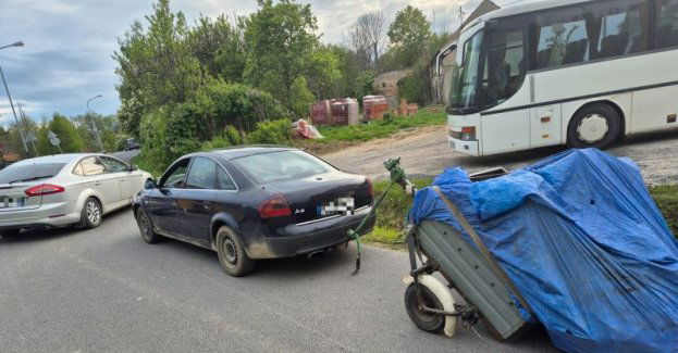 Poszukiwany kierował samochodem z przyczepką pomimo czterech sądowych zakazów, cofniętych uprawnień będąc w stanie nietrzeźwości i pod wpływem narkoty
