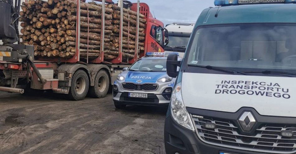 zdjęcie: Kontrole ciężarówek w Wągrowcu zakończone bez nieprawidłowości / fot. KPP Wągrowiec