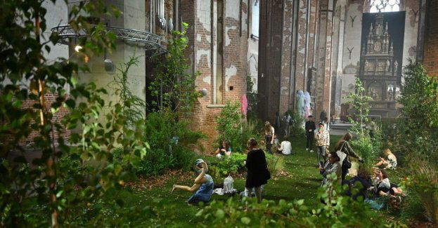 Wnętrze gotyckiego zabytku wypełniło się drzewami - nowa instalacja artystyczna
