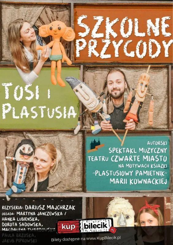 zdjęcie: Na podstawie książki Plastusiowy Pamiętnik Marii Kownackiej, reż. Dariusz Majchrzak. / kupbilecik24.pl / Na podstawie książki