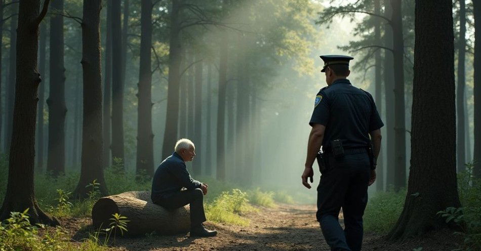 zdjęcie: 85 latek odnaleziony po zaginięciu w lesie koło Lipska / TM/ przykładowa ilustracja