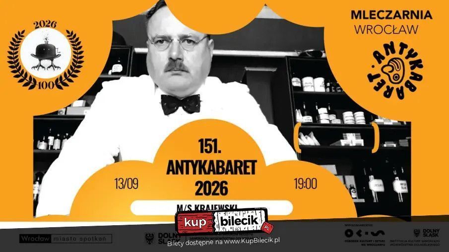 zdjęcie: 151. Antykabaret 2026 p.t. M/S KRAJEWSKI / kupbilecik24.pl / 151. Antykabaret 2026 p.t. M/S KRAJEWSKI