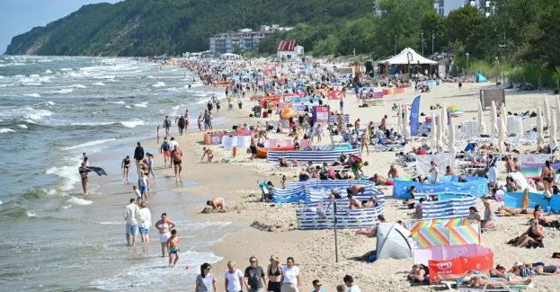 Można wchodzić do wody na prawie wszystkich bałtyckich kąpieliskach